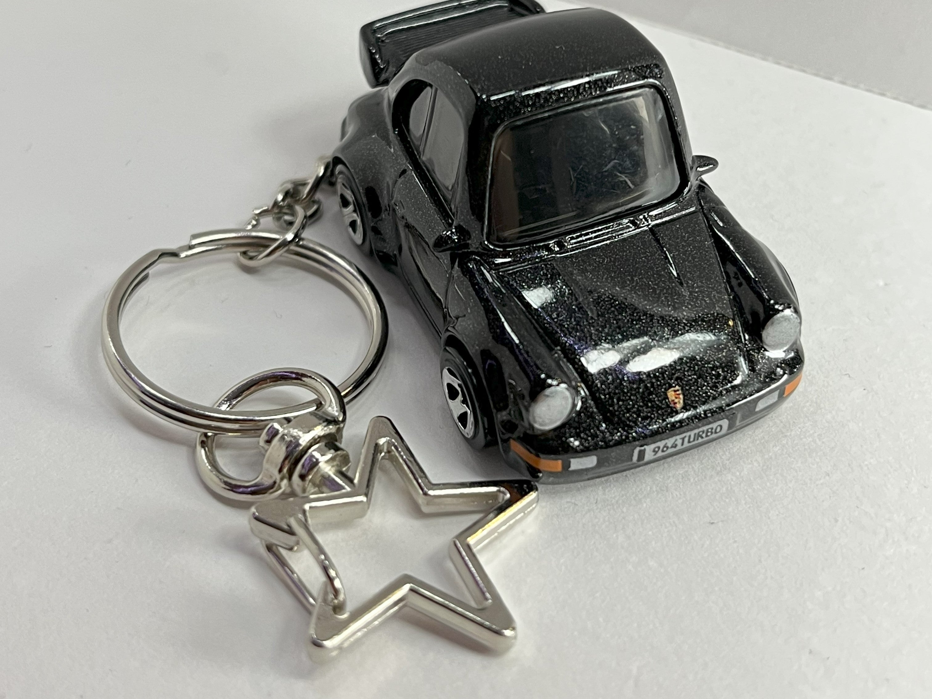 Goofy Ahh Porsche Keychain - Black