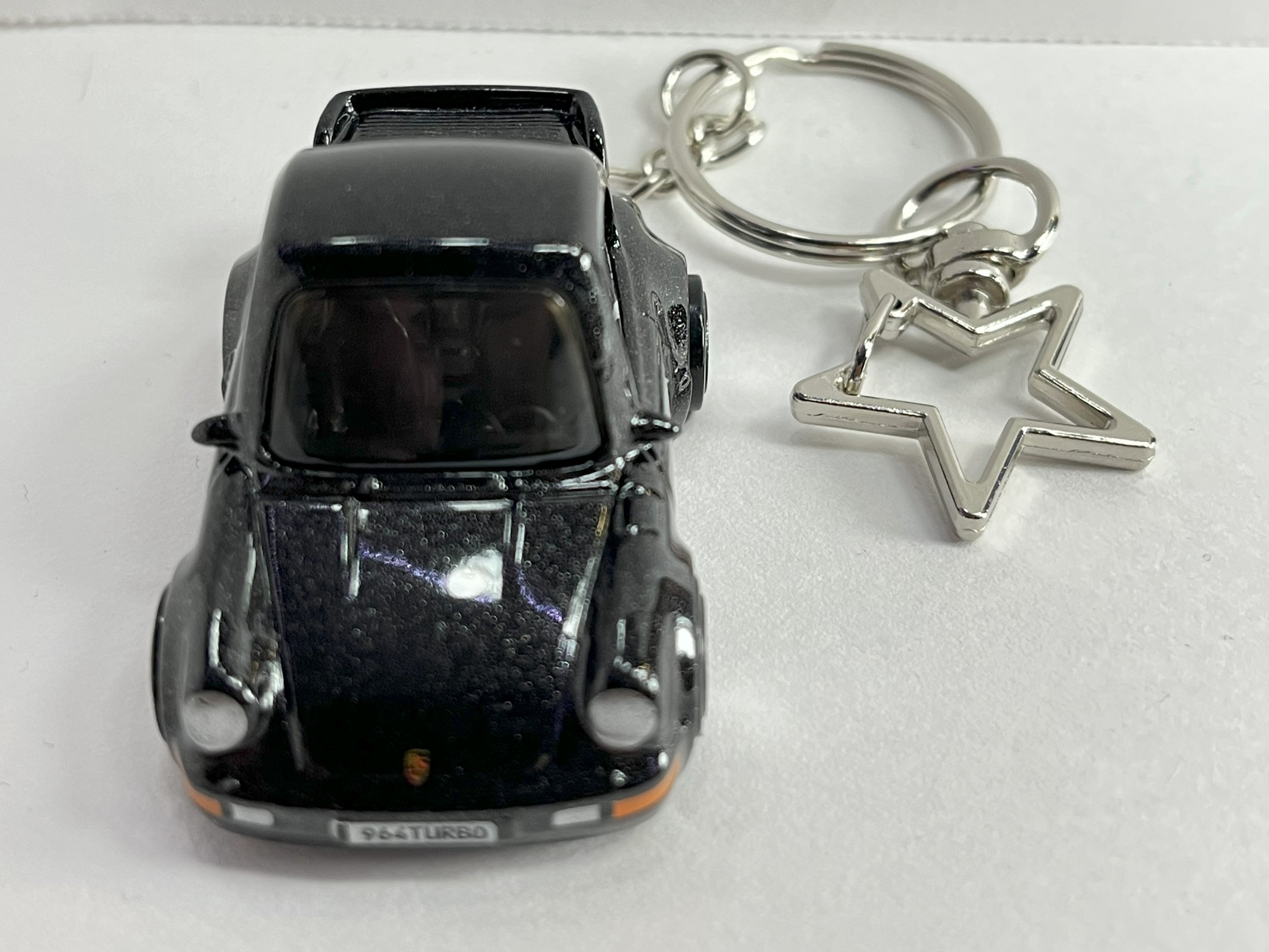 Goofy Ahh Porsche Keychain - Black