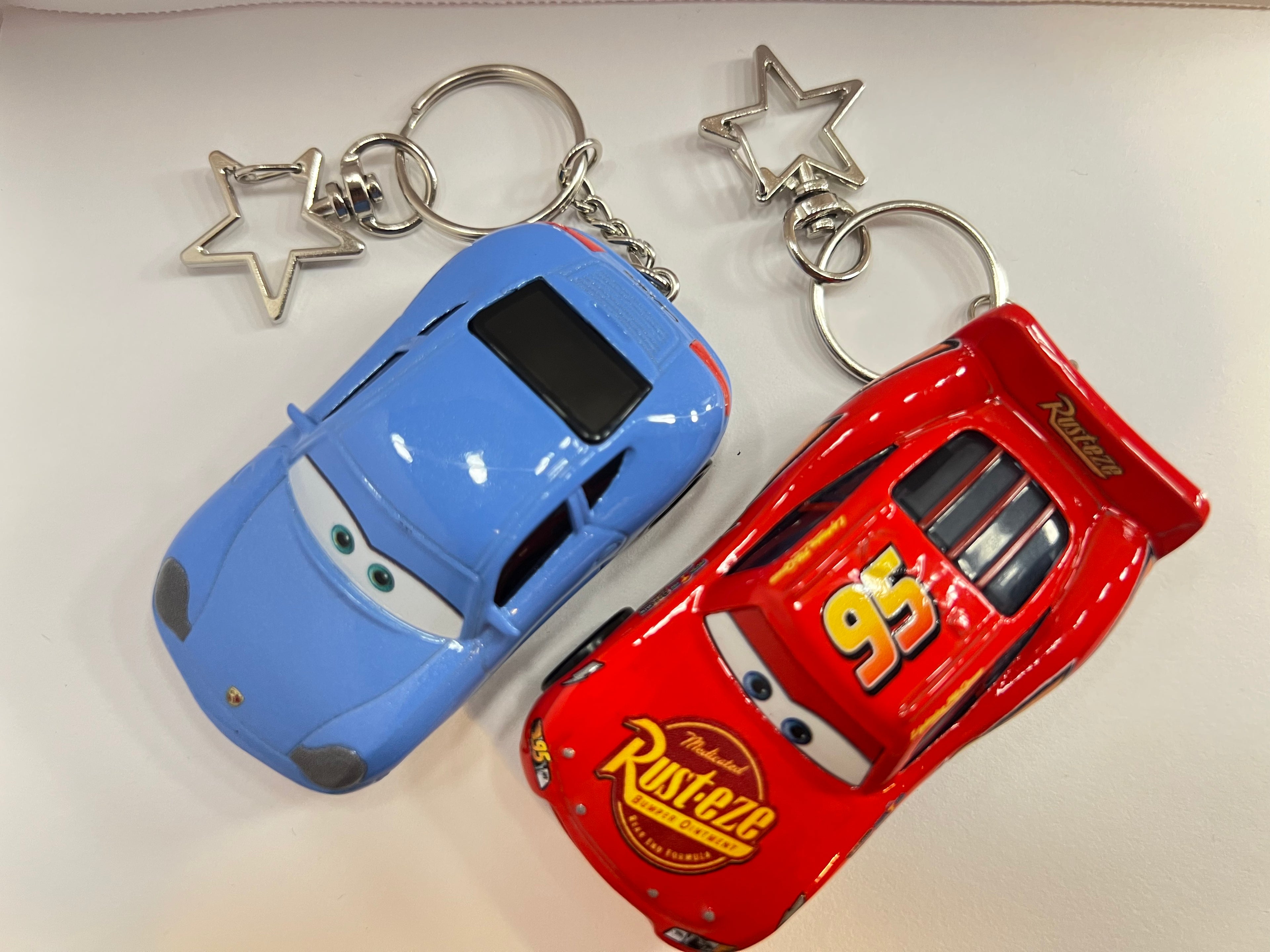 Lightning & Sally Keychain Pair