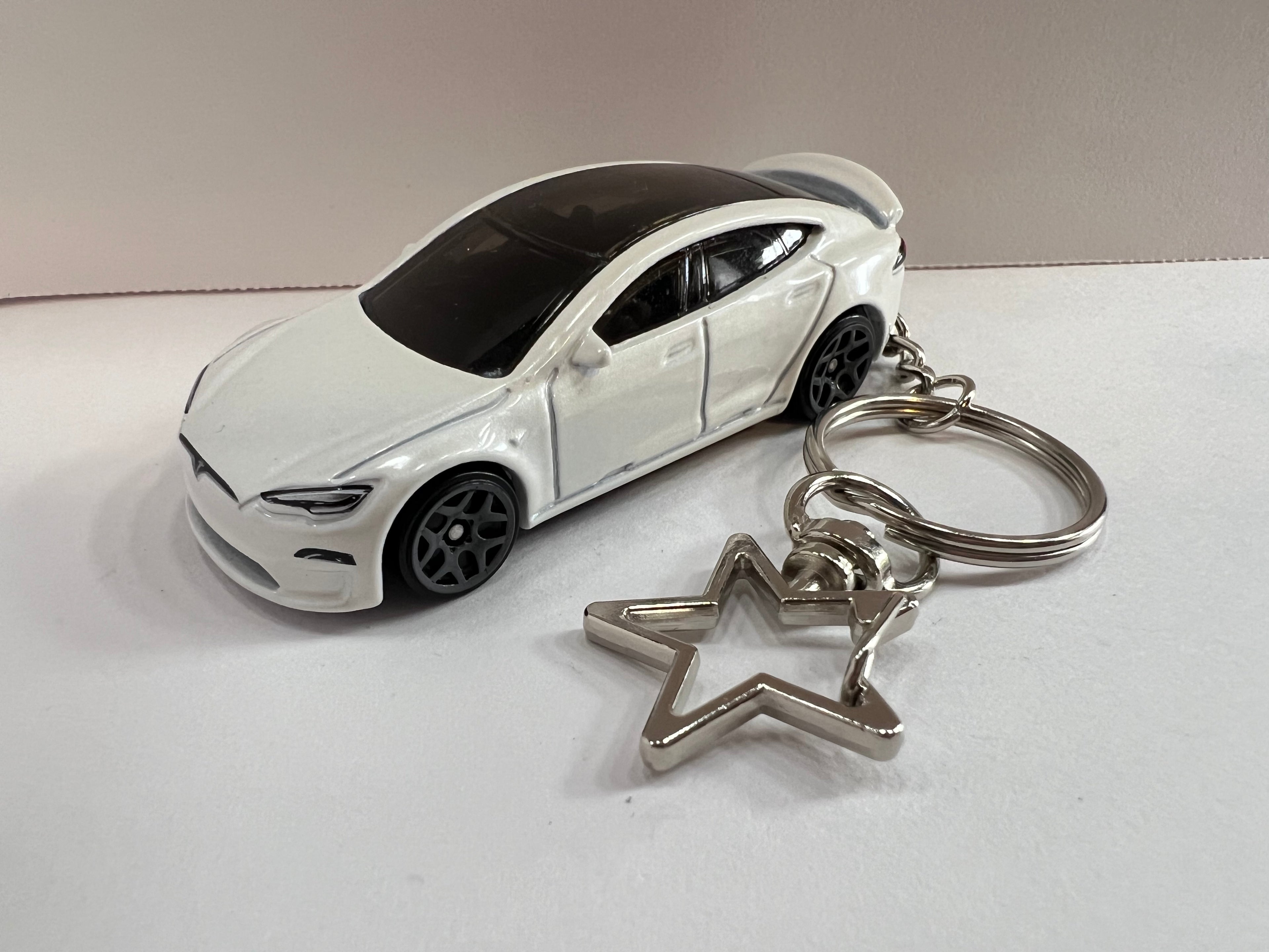 Tesla Model S Plaid Keychain